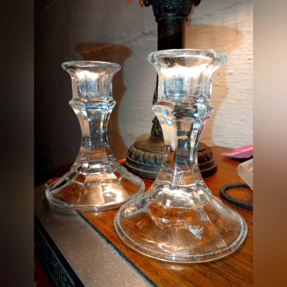 Set of 2, 4" Candle Holders